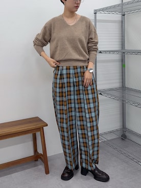 「CHIC STYLE（シックスタイル）のアイテム」を使った、のむぴすさん（レディース・167cm）の秋コーディネート