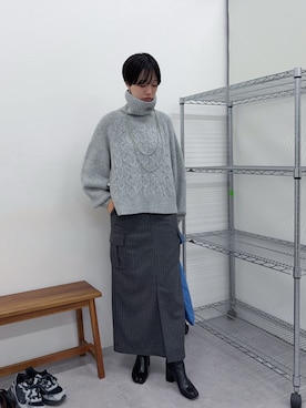 「CHIC STYLE（シックスタイル）のアイテム」を使った、のむぴすさん（レディース・167cm）の秋コーディネート