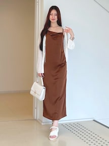 2wayイレギュラー丈ベアトップ（ホワイト） 2WAYレースアップベアトップス【SETUP着用可】[品番：MKSW0063462