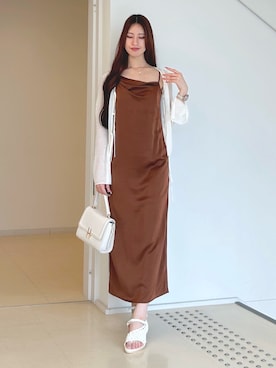 「MERCURYDUO（マーキュリーデュオ）のアイテム」を使った、ayamoさん（レディース・165cm）の夏コーディネート