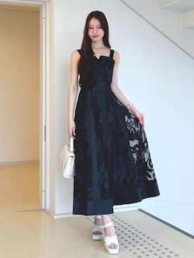 「MERCURYDUO（マーキュリーデュオ）のアイテム」を使った、ayamoさん（レディース・165cm）の夏コーディネート