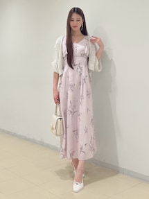 パイピングフラワーワンピース｜マーキュリーデュオ（MERCURYDUO）公式