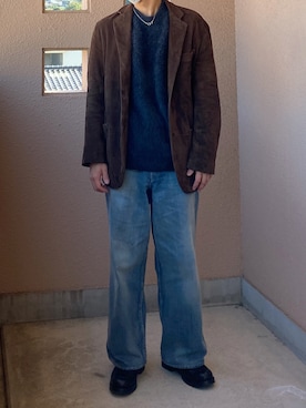 「アイテム（キーケース/キーアクセサリー）」を使った、つきさん（メンズ・164cm）の秋コーディネート