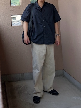 「SEIKO（セイコー）のアイテム」を使った、つきさん（メンズ・164cm）の夏コーディネート