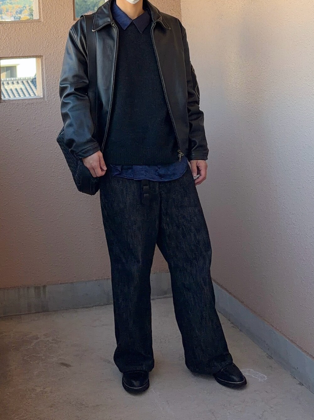 LIDNM（リドム）の「French Pilot Leather Jacket（ブルゾン）」 - WEAR