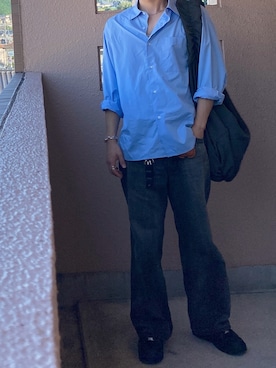 「アイテム（ブレスレット）」を使った、つきさん（メンズ・164cm）の秋コーディネート