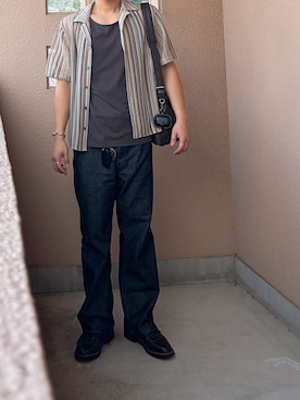 「CASPER JOHN（キャスパージョン）のアイテム」を使った、つきさん（メンズ・164cm）の夏コーディネート
