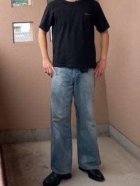 「LIDNM（リドム）のアイテム」を使った、つきさん（メンズ・164cm）の夏コーディネート