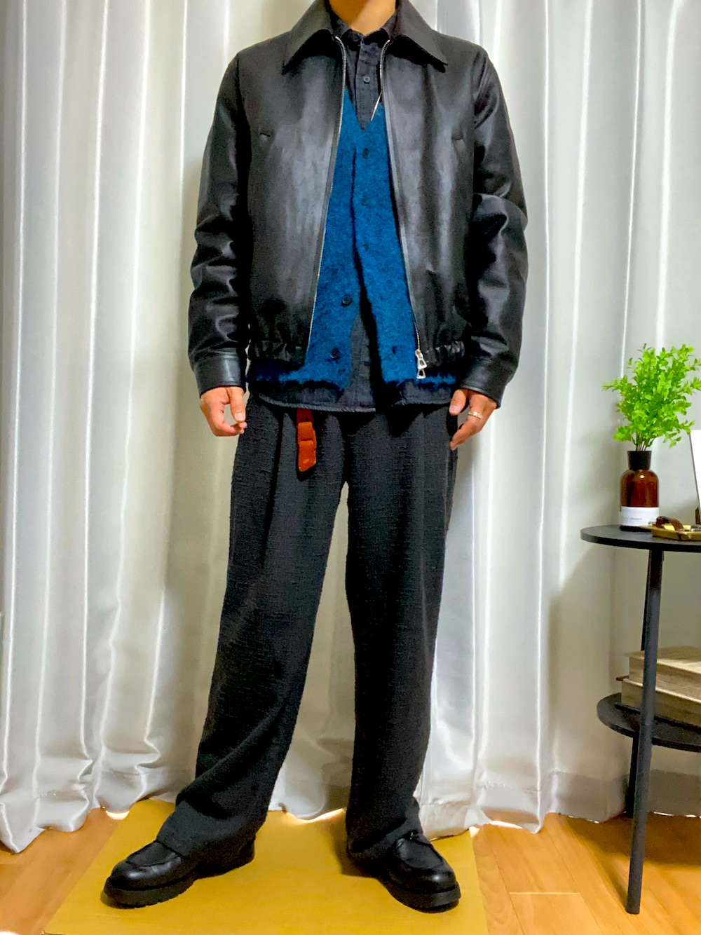 LIDNM（リドム）の「LIGHT TWEED EASY TROUSERS（その他パンツ