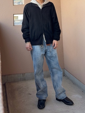 「HERMES（エルメス）のアイテム」を使った、つきさん（メンズ・164cm）の冬コーディネート