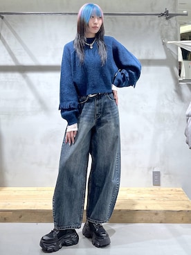 「PBLIM（ページボーイリム）のアイテム」を使った、あちさん（レディース・168cm）の冬コーディネート