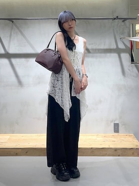 「アイテム（ワンピース）」を使った、あちさん（レディース・168cm・20代）の夏コーディネート