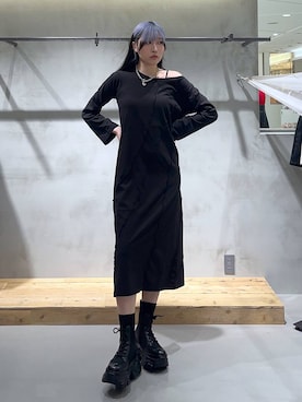「アイテム（ワンピース/ドレス）」を使った、あちさん（レディース・168cm・20代）の秋コーディネート