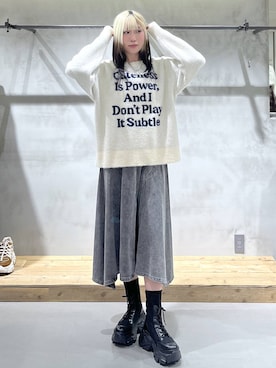 あちさん（レディース・168cm）の冬コーディネート