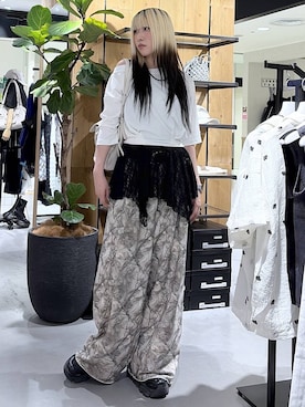 「PAGEBOY（ページボーイ）のイレヘムレイヤードワンピースノースリーブ【重ね着でも1枚でも使える】（ワンピース）」を使った、あちさん（レディース・168cm）の春コーディネート