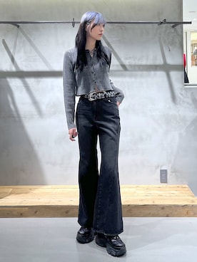 「アイテム（キャミソール）」を使った、あちさん（レディース・168cm・20代）の秋コーディネート
