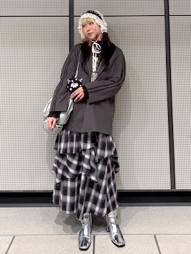 「Candy Stripper（キャンディストリッパー）のアイテム」を使った、あちさん（レディース・168cm）の春コーディネート