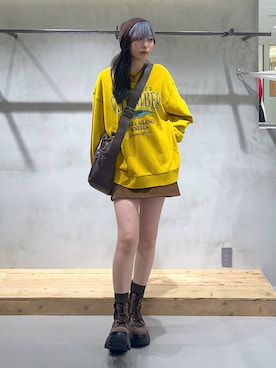 「アイテム（スウェット）」を使った、あちさん（レディース・168cm・20代）の夏コーディネート