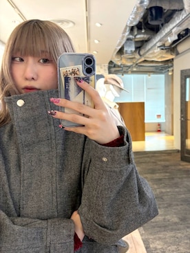 「PAGEBOY（ページボーイ）のスマートレッグデニム（デニムパンツ、ブラック系）」を使った、あちさん（レディース・168cm）の秋コーディネート