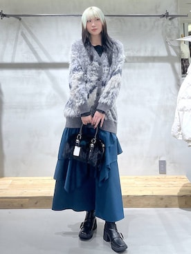 「and ST SALE」｜あちさん（レディース・168cm）の冬コーディネート