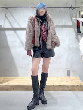 「PAGEBOY」｜あちさん（レディース・168cm）の冬コーディネート