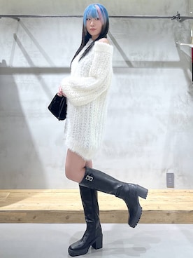 「アイテム（キャミソール）」を使った、あちさん（レディース・168cm・20代）の冬コーディネート