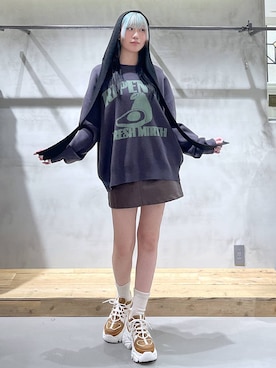 「PBLIM（ページボーイリム）のアイテム」を使った、あちさん（レディース・168cm）の冬コーディネート