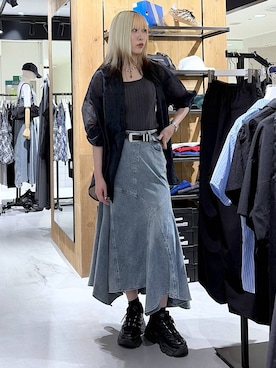 「PAGEBOY（ページボーイ）のアイテム」を使った、あちさん（レディース・168cm）の夏コーディネート