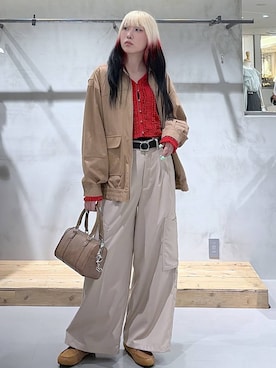 あちさん（レディース・168cm）の春コーディネート