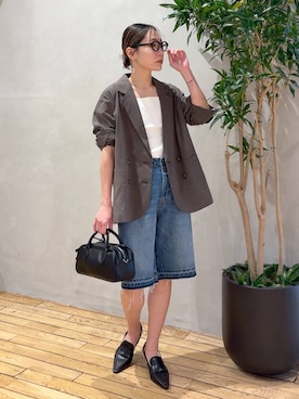 「eL（エル）のアイテム」を使った、bychiiiiiidaさん（レディース・161cm）の春コーディネート