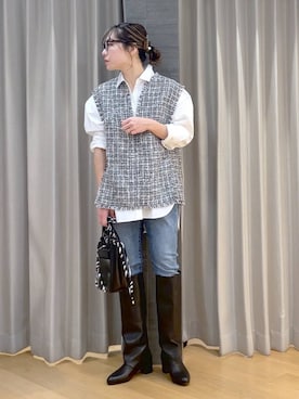 bychiiiiiidaさん（レディース・161cm）の冬コーディネート