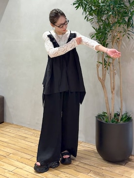 「JEANASIS（ジーナシス）のアイテム（Tシャツ/カットソー）」を使った、bychiiiiiidaさん（レディース・161cm）の春コーディネート