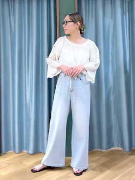 「アイテム（パンツ）」を使った、bychiiiiiidaさん（レディース・161cm・30代）の夏コーディネート