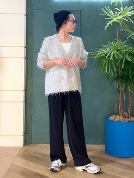 「アイテム（キャミソール）」を使った、bychiiiiiidaさん（レディース・161cm・30代）の秋コーディネート