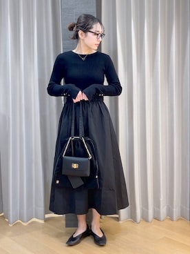 「アイテム（ワンピース/ドレス）」を使った、bychiiiiiidaさん（レディース・161cm・30代）の冬コーディネート
