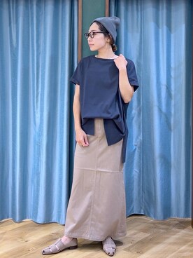 「アイテム（帽子）」を使った、bychiiiiiidaさん（レディース・161cm・30代）の夏コーディネート