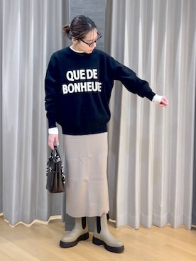 bychiiiiiidaさん（レディース・161cm）の冬コーディネート