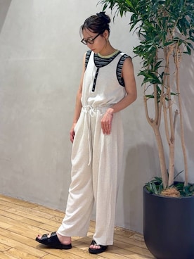 「ワントーン」｜bychiiiiiidaさん（レディース・161cm）の夏コーディネート