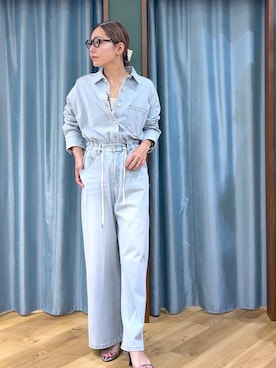 「デニム_バンヤードストーム」｜bychiiiiiidaさん（レディース・161cm）の秋コーディネート