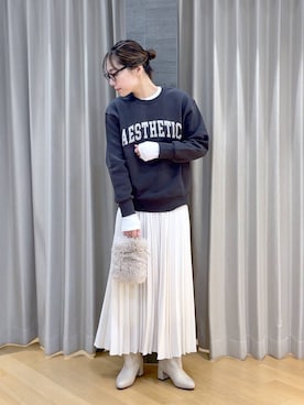 bychiiiiiidaさん（レディース・161cm）の冬コーディネート