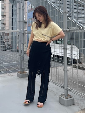 中島佑芽さん（レディース・152cm）の春コーディネート