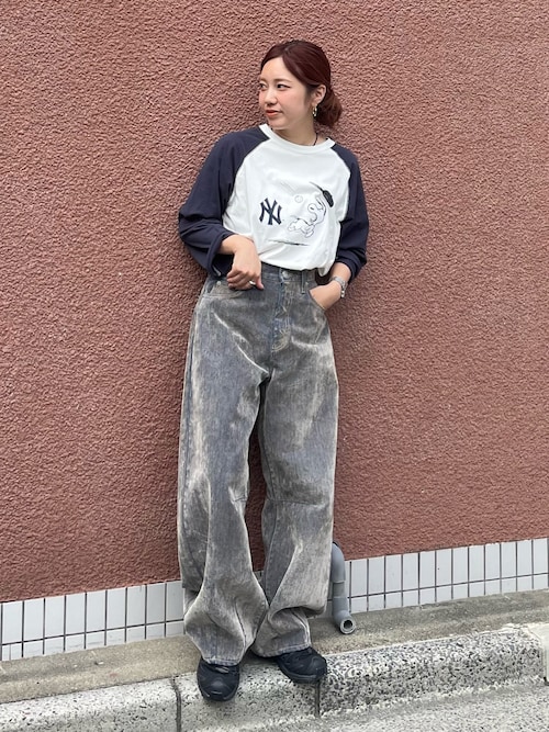 【MLB PEANUTS】ラグランTee