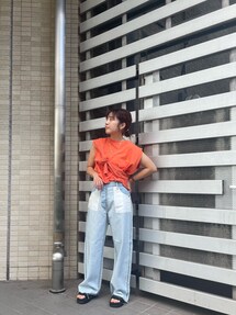 美品】Ungrid アングリッド リバースデザインセルヴィッチルーズ