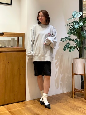 「Ungrid」｜中島佑芽さん（レディース・152cm）の秋コーディネート