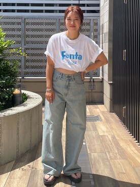 「Ungridコーデ」｜中島佑芽さん（レディース・152cm）の夏コーディネート