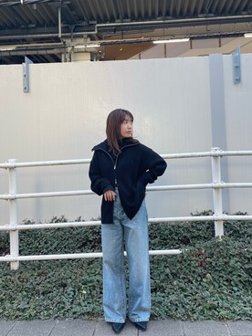 中島佑芽さん(レディース・152cm)の秋コーディネート