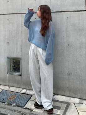 「Ungridコーデ」｜中島佑芽さん（レディース・152cm）の秋コーディネート