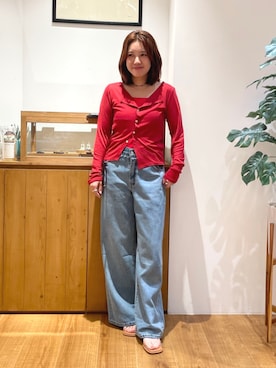 中島佑芽さん(レディース・152cm)の夏コーディネート