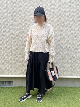 「Java（ジャバ）のアイテム」を使った、YOKOさん（レディース・167cm）の秋コーディネート