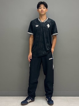 「アイテム（スウェットパンツ）」を使った、YKさん（メンズ・177cm）の秋コーディネート